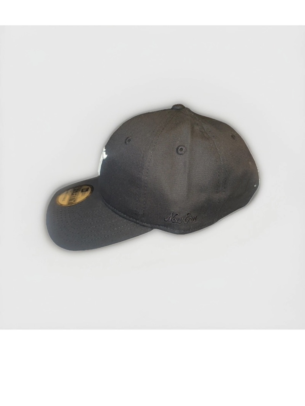 New Era Black Cap with White Gothic 'F' Embroidery - Picture 2 of 10